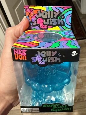 NeeDoh Jelly Squish Toy BLUE TikTok popular!